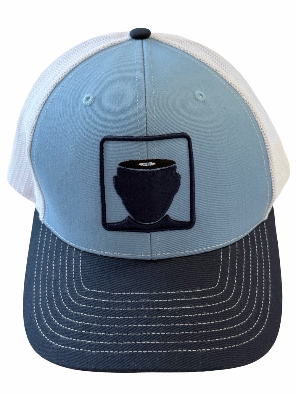 3/$15 NWOT Richardson Open Head Vinyl Record Blue SnapBack Trucker Hat